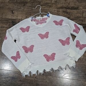 Belle du jour girls sweater sz xl